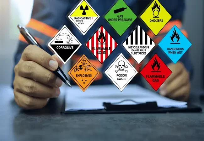 dangerous goods logistics and shipment handling